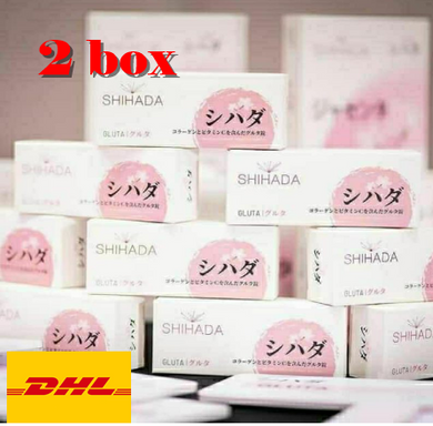 2X Shihada Gluta Pure glutathione skin whitening Anti-aging wrinkles freckles