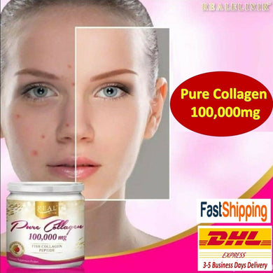 Real Elixir PURE COLLAGEN 100,000 mg Fish Collagen Peptide Regal Springs Tilapia