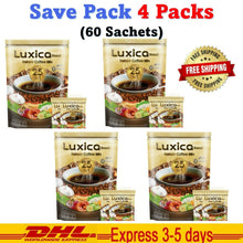 Load image into Gallery viewer, 4x Luxica Herbal Coffee 35in1 Multivitamin Antioxidant Fat Free No Sugar Natural