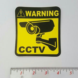 WARNING CCTV Sticker Funny Label Joke Prohibition & Warning Funny Signs
