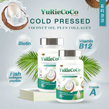 Load image into Gallery viewer, 5 x Yuri Coco cold pressed coconut oil collagen vitamins weight loss Control