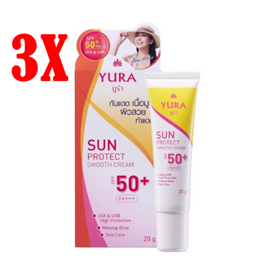 3x Protect Smooth Cream SPF50+ PA+++ spectrum sunscreen Cream Skincare 0.7 oz