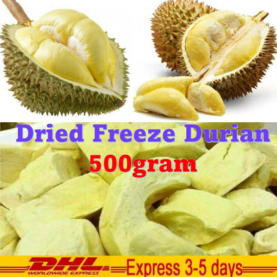500g Freeze Dried Durian Fruit Natural Thai Food Crispy Snack Sweet Delicious