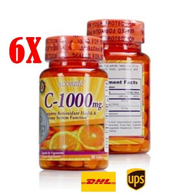 6x vitamin c 1000mg dietary supplements nourishing whitening anti-aging products