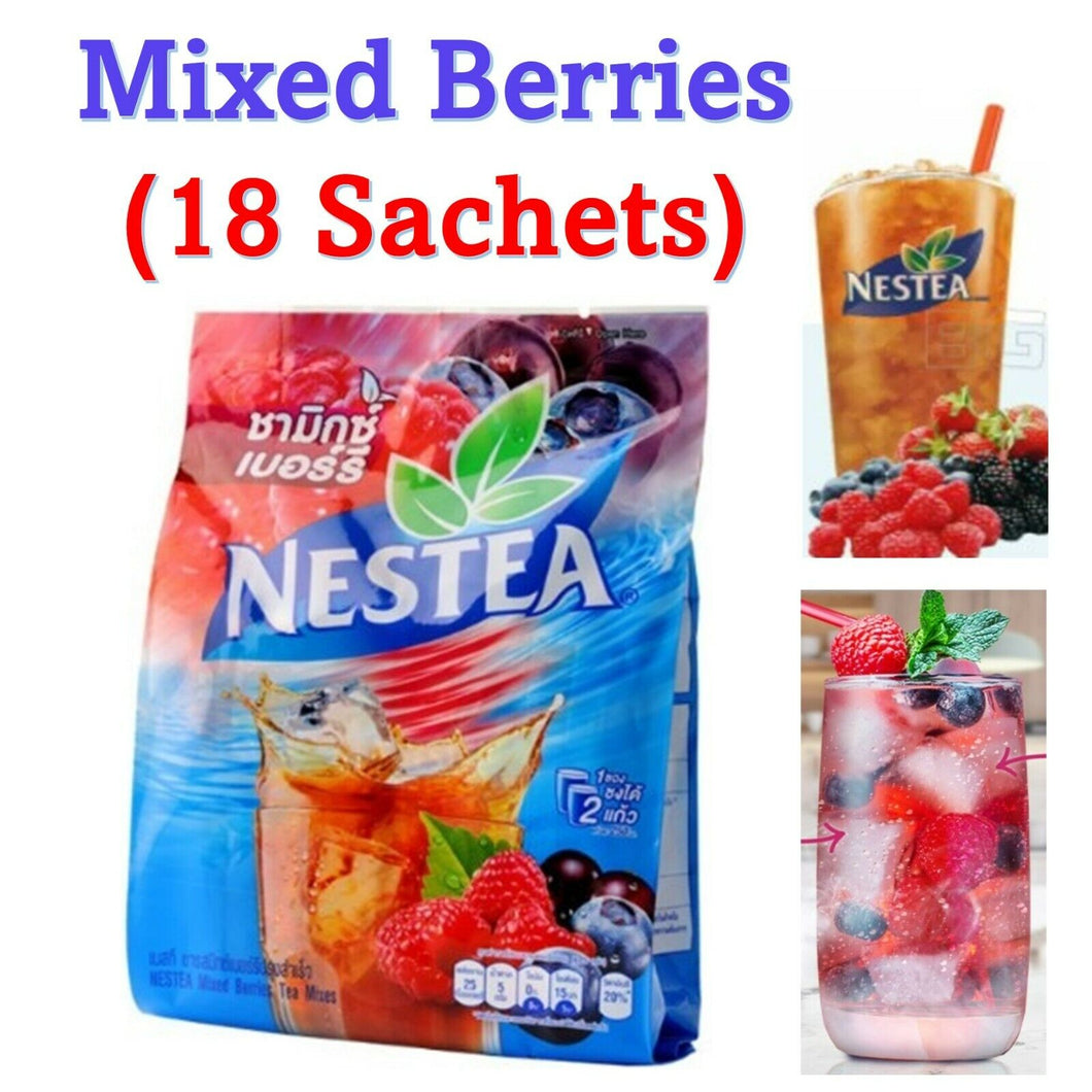 NESTEA Instant Mixed Berries Tea Mixes High Vitamin C 225g (12.5g x 18 sachets)