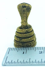 Load image into Gallery viewer, Serpent Good Luck Brass Amulet Miniature Talisman Love Charm Magic Thai Pendant