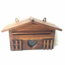 Load image into Gallery viewer, Mailbox Made From Teak Wood For Attach Front of House Strong &amp; Durable Letters