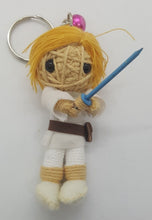Load image into Gallery viewer, Anakin Skywalker Handmade Rope Keyring Charm SUPER HERO Keyring Cute Souvenir