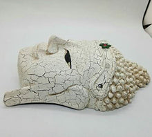 Load image into Gallery viewer, Buddha&#39;s Head Wood Carving Wall Mount Decor Antique Buddha Face Figure Craft V.1