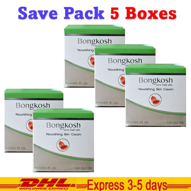 5 Boxes BK Gold Plus Bo Bongkoch Skin Cream & Soap Acne Blemish Melasma