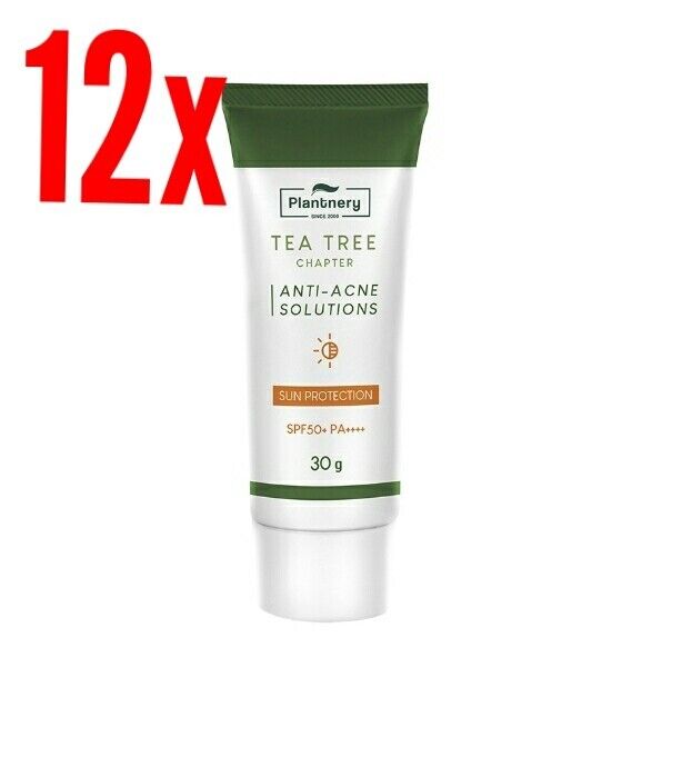 12x Sunscreen for face Acne Oil Control SPF50 PA++++ moisturizing Skin Bright30g