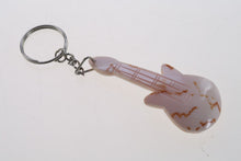 Load image into Gallery viewer, Mini Guita Keyring Shell Natural Carve Figurine Keychain Sea Design Cute