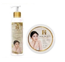 Load image into Gallery viewer, 2 SET WHITE FULL BODY Cream + Serum reduce appearance stretch marks dark spots