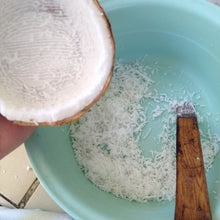 Load image into Gallery viewer, Thai Tools Kitchen Coconut 2 in 1 Scraper Shredder Vintage Grater Hand Wooden