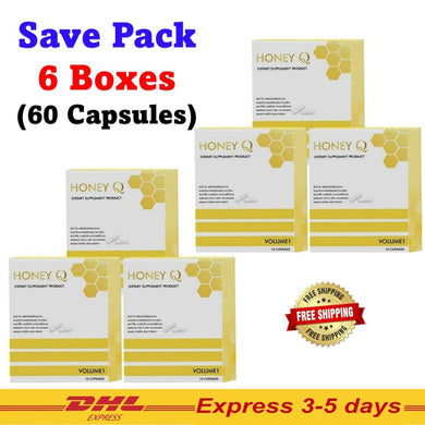 6x Honey Q Dietary Supplement Weight Control Block Burn Break