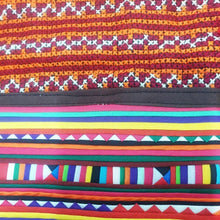 Load image into Gallery viewer, New! Crossbody Bag Purse Strap Shoulder Bag Hill Tribe Silver Bead Pom Pom Hmong