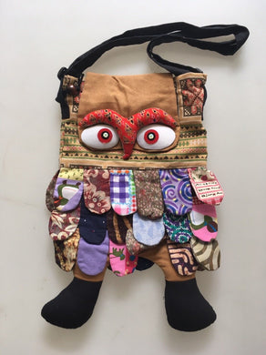 Owl Backpack bag fabric handmade sewing pattern bird animal cute nice gifts V.5