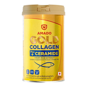 3X AMADO Gold Collagen Colligi Plus Ceramide Rice Extract Tripeptide 150g