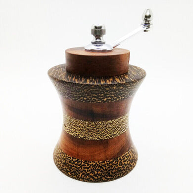 Pepper Powder Kitchen Tools Manual Grinder Stainless Steel Hand Wooden