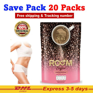 20 x Room Coffee Weight Management Premium Arabica LowCal Detox Diet Sugar Free