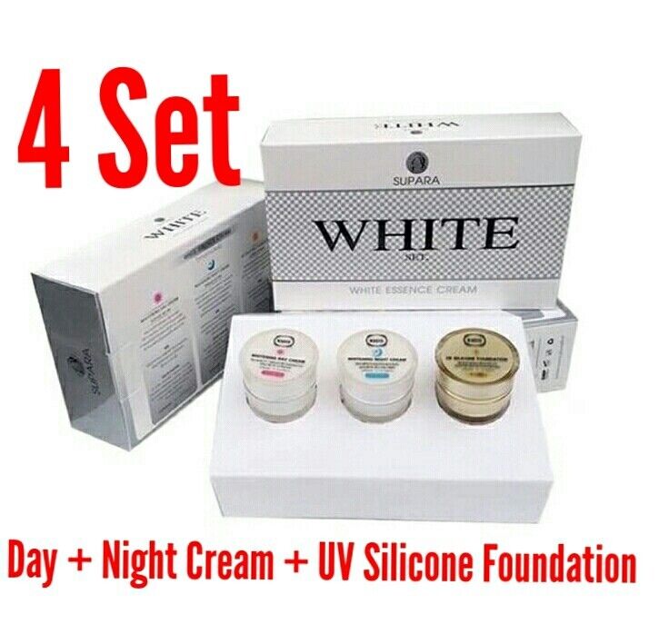 4 set White Essence Cream concentrated for effective reduce blemishes freckles