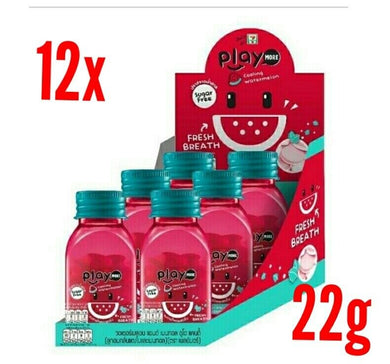 12x Cooling Watermelon Scent And Menthol Fresh Breath Candy Party Camping