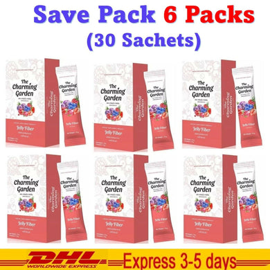 6x The Charming Garden Jelly Fiber Weight Management