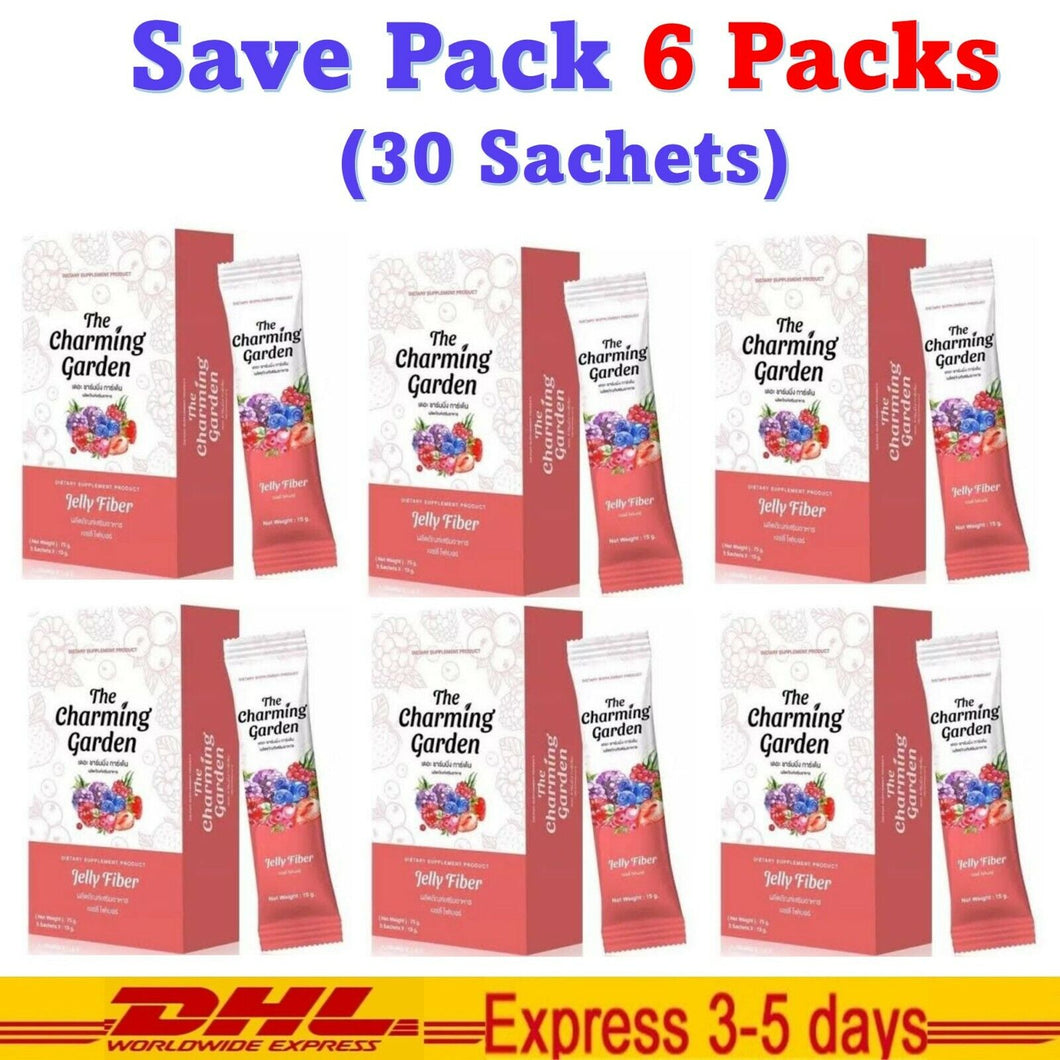 6x The Charming Garden Jelly Fiber Weight Management
