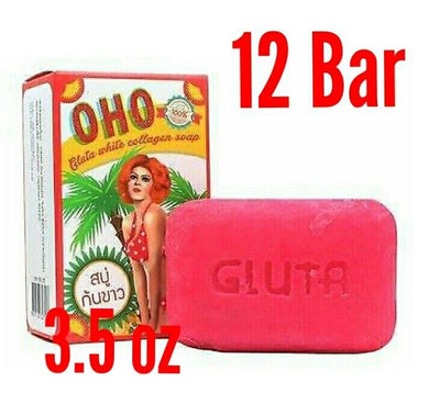 12x Gluta White Soap Clear dark spot soap rough skin bikini whitening collagen