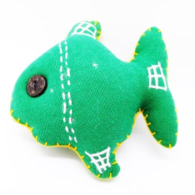 Keyring Fish V.2 Hand Sewing Doll Charm Cute Keychain Animal Lover Vintage Gift