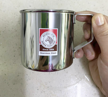 Load image into Gallery viewer, 2x250ml Drinking Water Mug Thai Zebra Brand Kitchenware Silver Stainless Steel