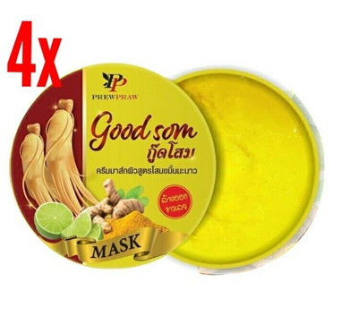 4x exfoliating bady Wash scrub Skin Whitening Cream Ginseng Lemon Gourmet 220g