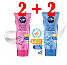 Load image into Gallery viewer, 4x Nivea Sun Body Serum Triple Protect SPF50 PA+++perfect uv sunscreen face&amp;body