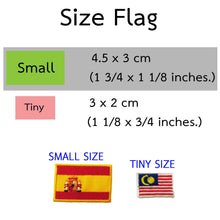 Load image into Gallery viewer, 22 National Flag Small and Tiny Size Only Iron Patch Embroidery Backpack Country