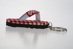 MINI SANDAL Key Chain Fabric ver.2 fancy Idea Handcraft Keyring Lighter Holders