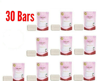 30X Pure Soap Jelly Whitening Skin Aging Anti Body Face Lightening White Gluta