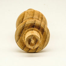 Load image into Gallery viewer, 4 x3.25&quot; Finials PartTeak Wood Unfinished Wooden Antique Furniture Home Decor