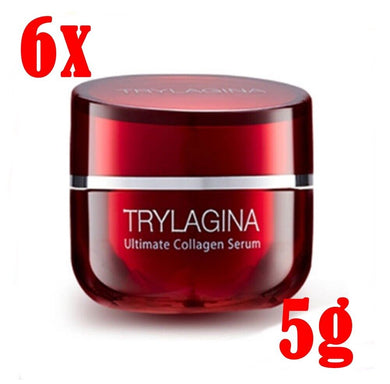 6x TRYLAGINA 10X Collagen cream serum anti aging face instant wrinkle remover 5g