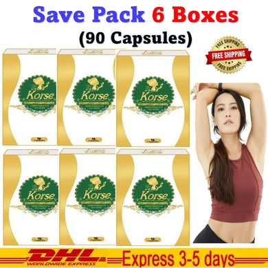 6x Korse By Herb VIP Weight Management Supplement Natural Extracts Detox Slim