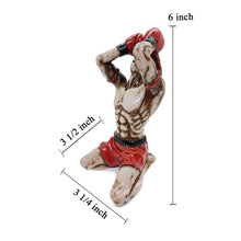 Load image into Gallery viewer, Vintage Resin Paint Statue Muay Thai Gift Boxing Figure Sculpture Decor Souvenir