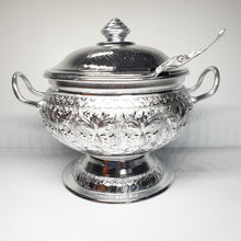 Load image into Gallery viewer, Bowl Pot Rice Soup Vintage Aluminum Temple Curry Serving Thai Mong Ladle Pan