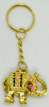 Load image into Gallery viewer, Lover Doll Pattern Keyring Elephant Gold Animal Scotch Sewing Charm Decor