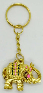 Lover Doll Pattern Keyring Elephant Gold Animal Scotch Sewing Charm Decor