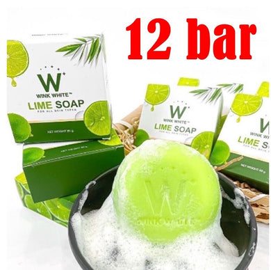 12 Natural Herb WinkWhite Lemon Soap Dark Spot Remover Whitening Nourishing Face