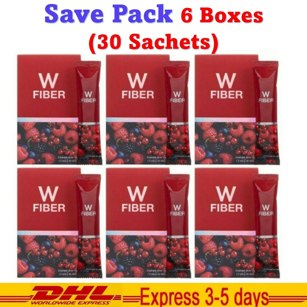 6x W Fiber Detox Mixed Berry Antioxidant Radiant Skin Healthy Good Shape DHL