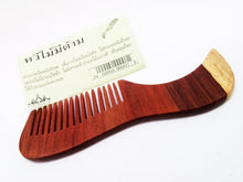 Load image into Gallery viewer, Comb Wood Shell Pearl Hand Carve Sculpture Decor Good Luck Beauty Fortune