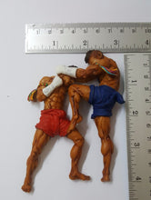 Load image into Gallery viewer, Muay Thai Boxing belt rope Hug-Cor A-Ra-Van resin Magnet Hand Painted