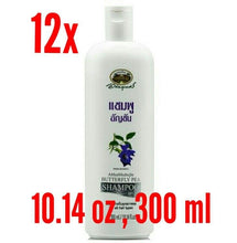 Load image into Gallery viewer, 12x Hair Regrowth Shampoo Butterfly Pea Herbal Prevent Gray Thick Black Clean