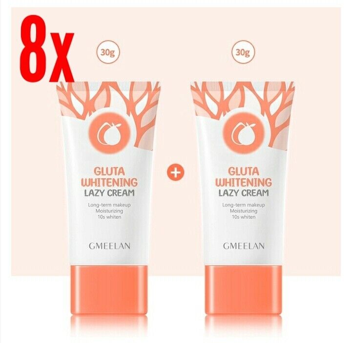 8x Gluta Whitening Cream For Face Long Term Makeup 10S moisturizing Bright 30g