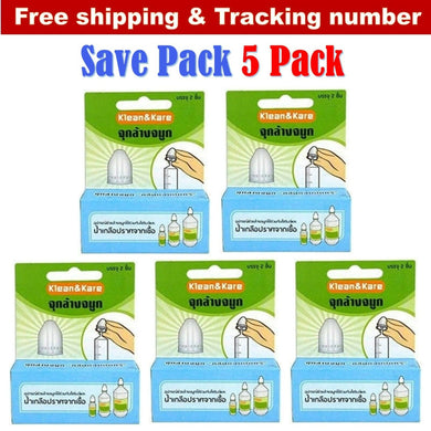 5 Boxes Nose Clean Adaptors Syringe Saline Nasal Child Adult Wash Irrigation